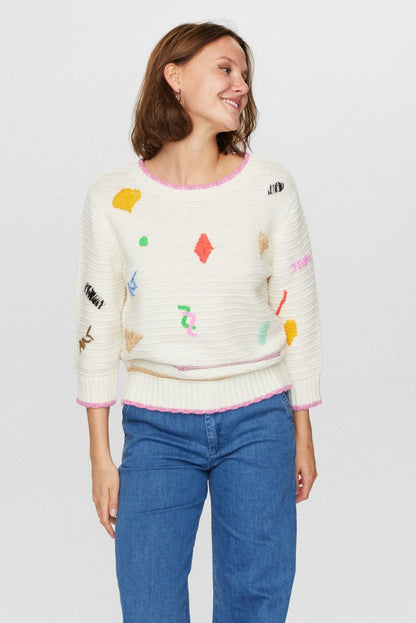NUMPH Sweater - Nuartsy Pullover - XS - Diversita - 