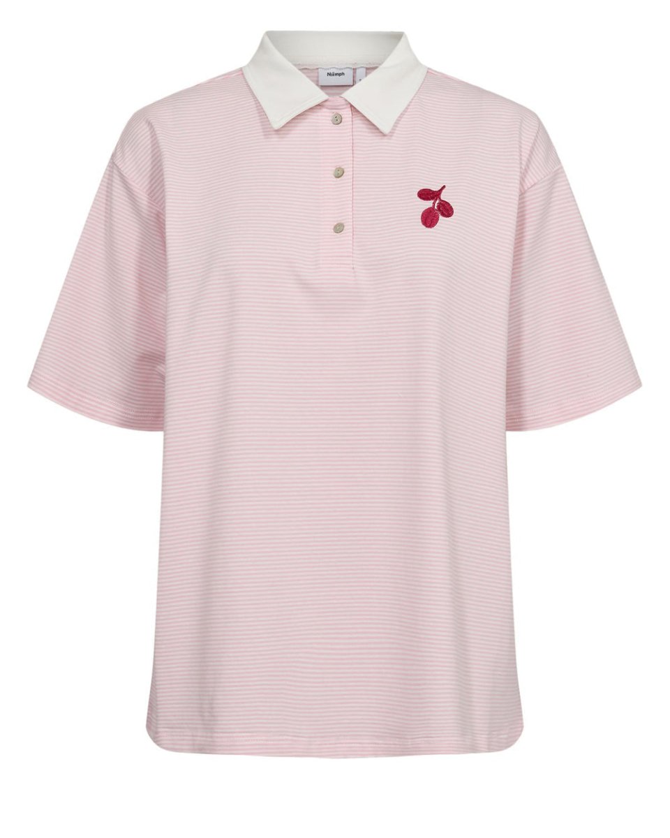 NUMPH T-shirt - NUPIPPI SS POLO - Blushing Bride - XS/S - Diversita - 