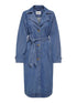 ONLY Jakke - Onlmalou Lang Trenchcoat Med Bæltelukning Og Sidelommer - XS - Diversita - 