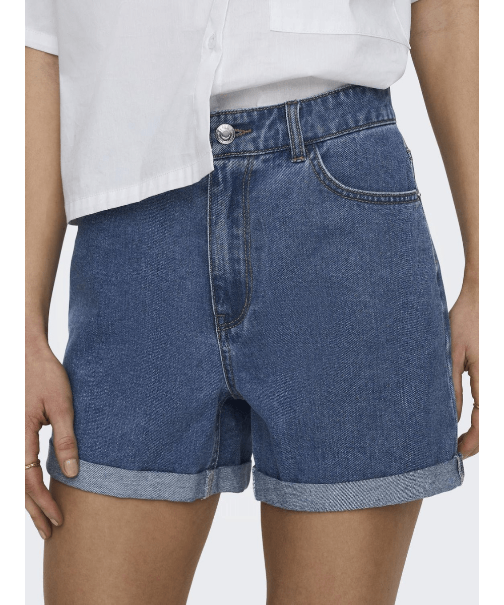 ONLY Shorts - Onlvega Hw Mom Dnm Shorts Noos - XS - Diversita - 