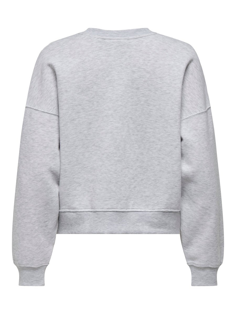 Only Sweater - ONLBEST L/S CREW NECK Sweater Light Grey &quot;PREORDER - START DEC&quot; - XS - Diversita - 5715677248635