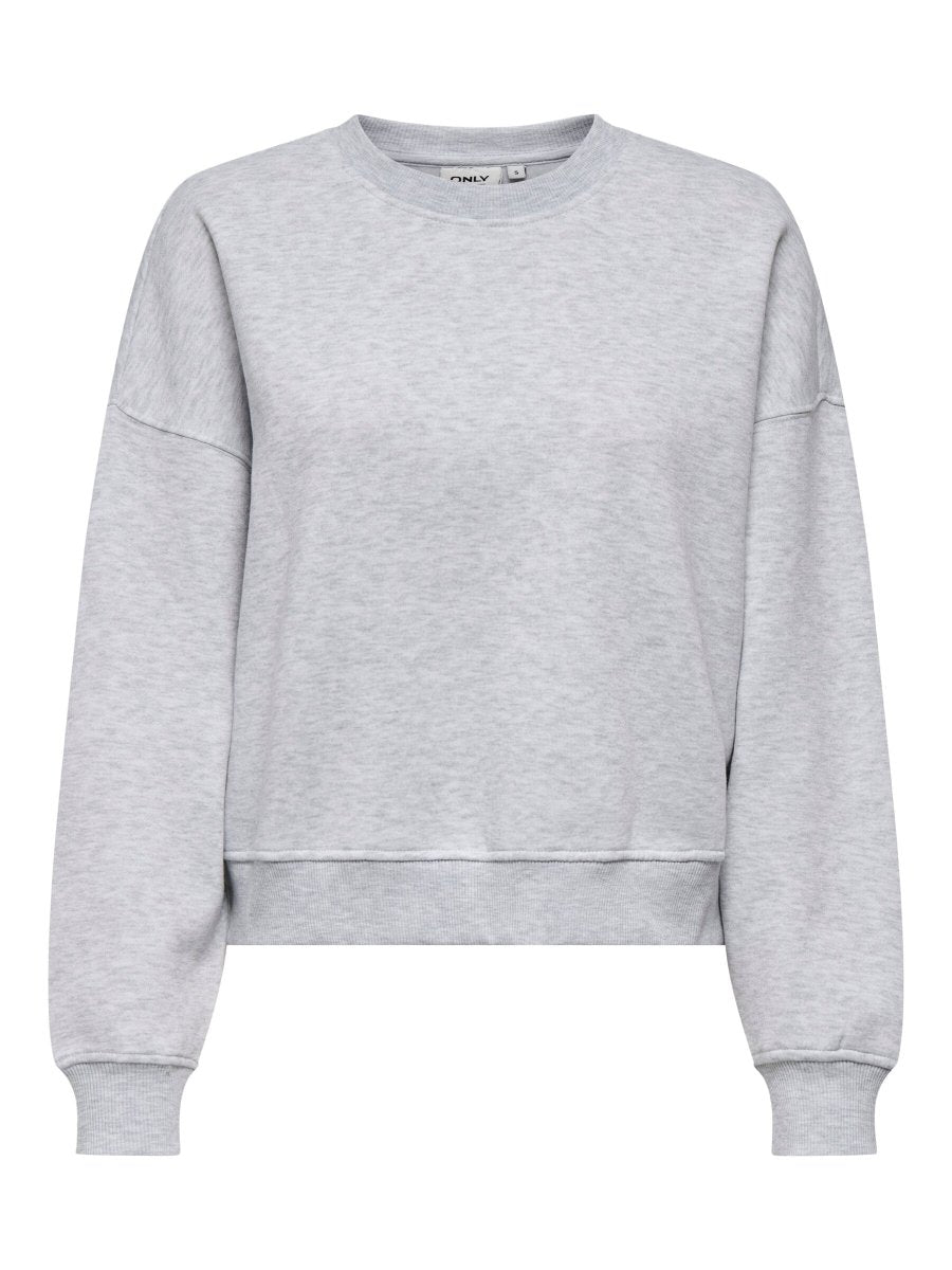 Only Sweater - ONLBEST L/S CREW NECK Sweater Light Grey &quot;PREORDER - START DEC&quot; - XS - Diversita - 5715677248635