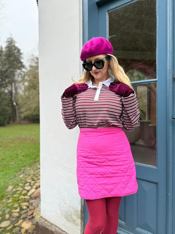 ONLY Sweatshirt - ONLLARA L/S STRIPE POLO UB CS SWT - XS - Diversita - 5715722576669