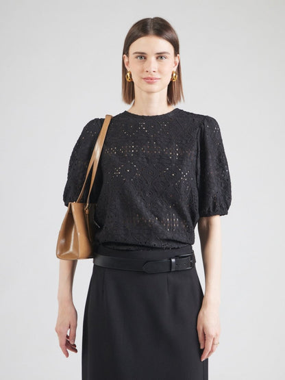 ONLY T-shirt - Onlluz S/S Puff Sleeve Top Jrs - XS - Diversita - 