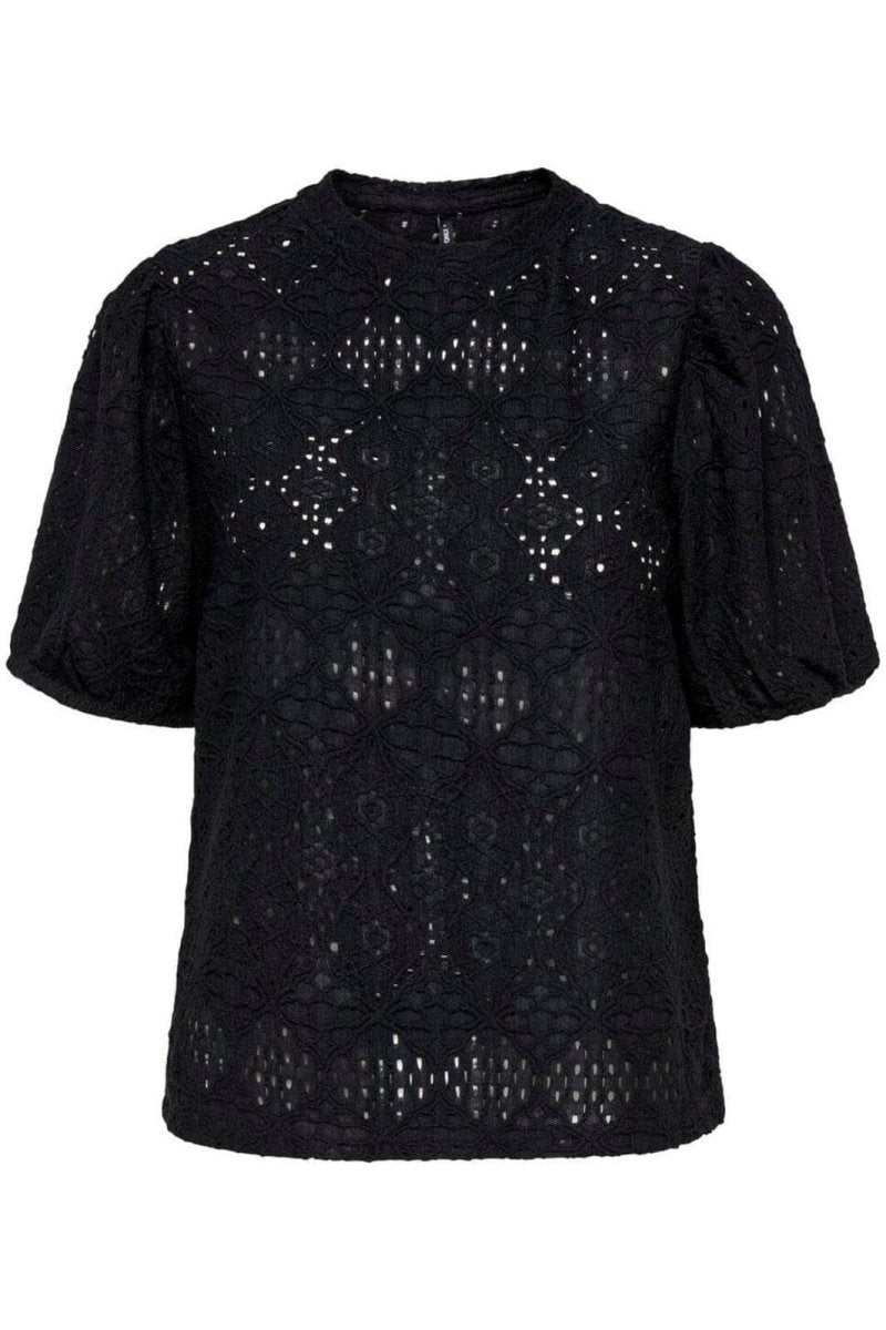 ONLY T-shirt - Onlluz S/S Puff Sleeve Top Jrs - XS - Diversita - 