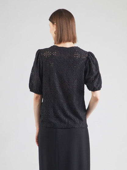 ONLY T-shirt - Onlluz S/S Puff Sleeve Top Jrs - XS - Diversita - 