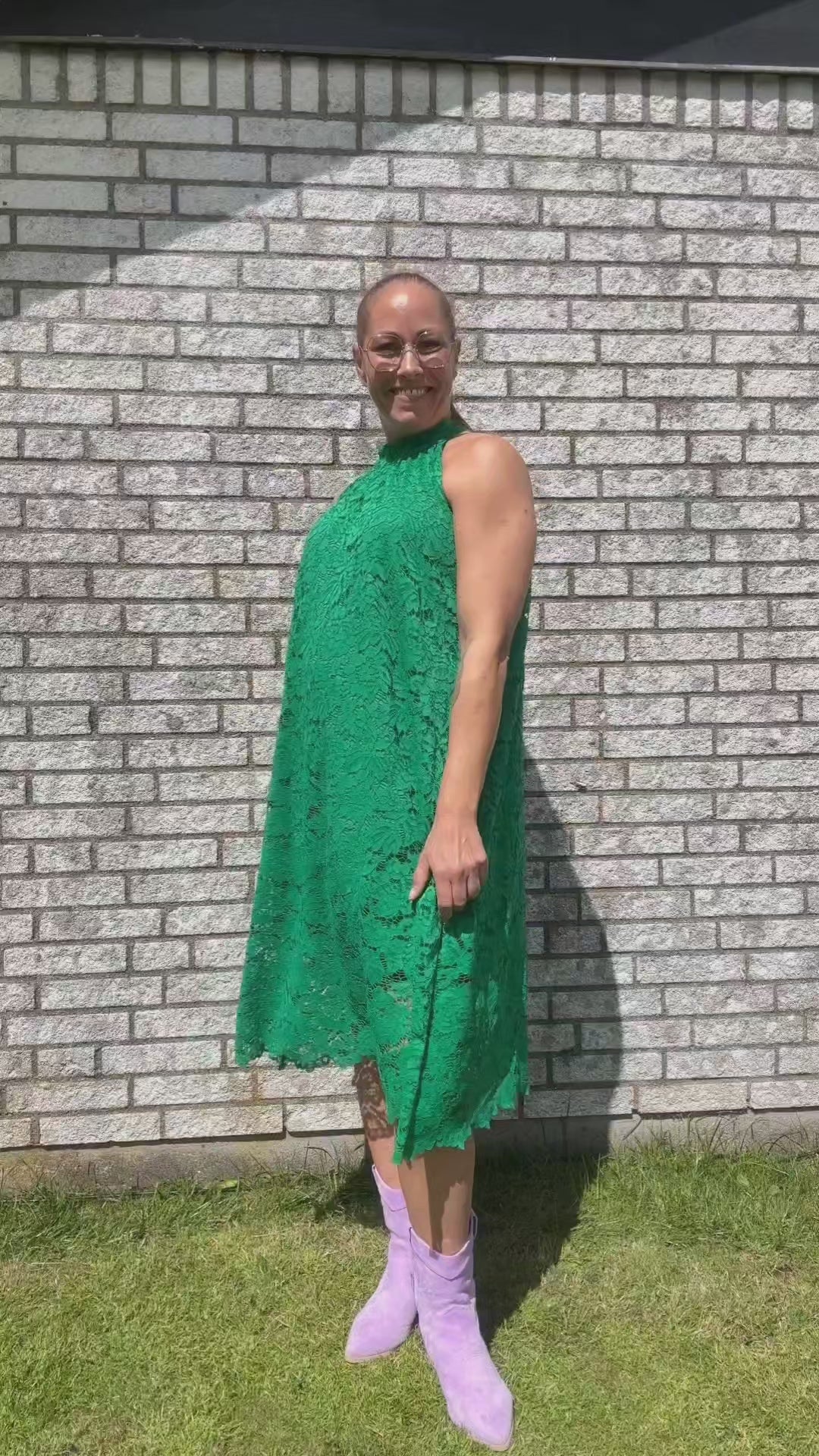 Holly Dress Green