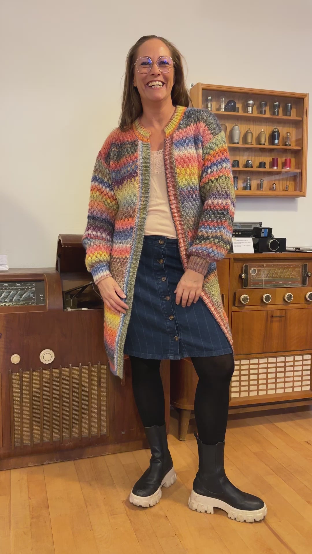 Gio Cardigan Multi Mix