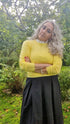 Sommerstedt Bluse - Aura Crew Neck Yellow - Onesize - Diversita - 