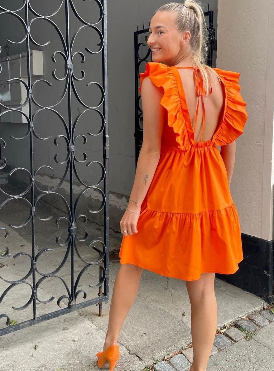 Sommerstedt Kjole - Varesa Dress Orange - S - Diversita - 