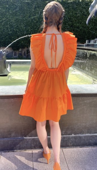 Sommerstedt Kjole - Varesa Dress Orange - S - Diversita - 