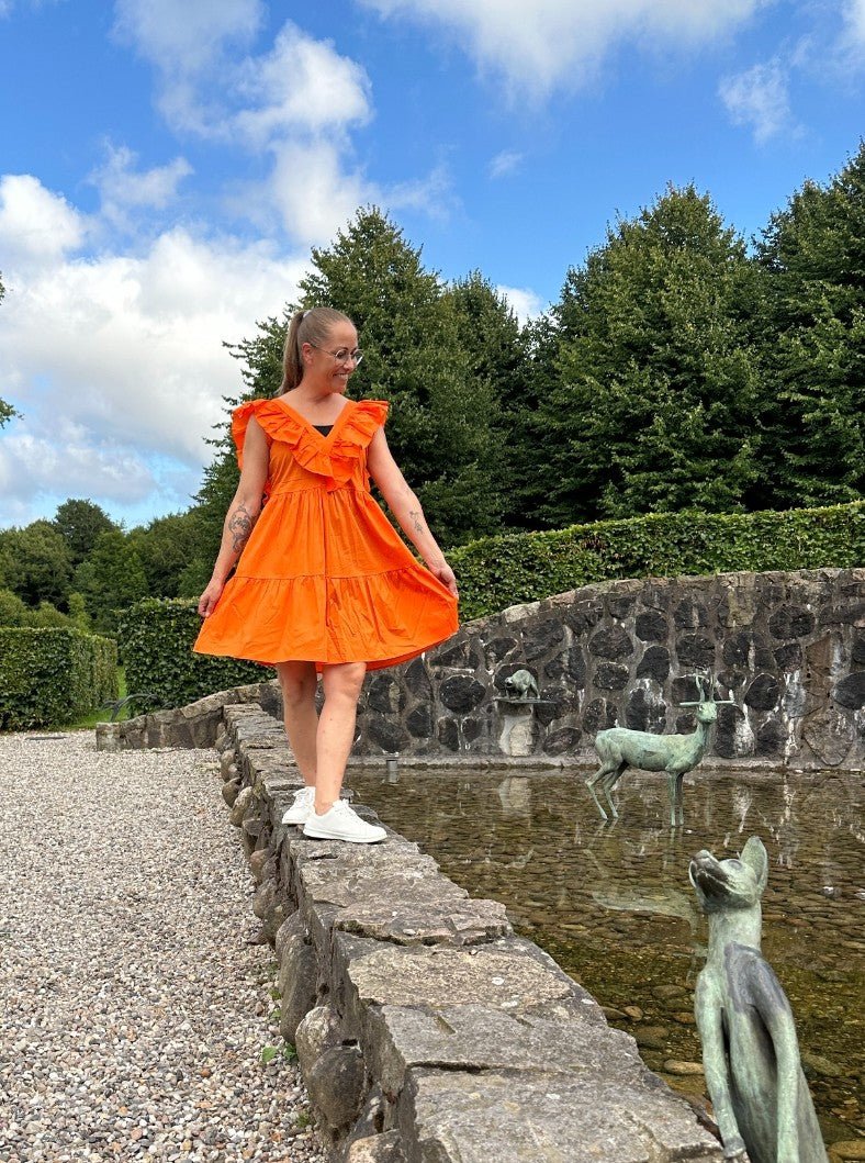 Sommerstedt Kjole - Varesa Dress Orange - S - Diversita - 