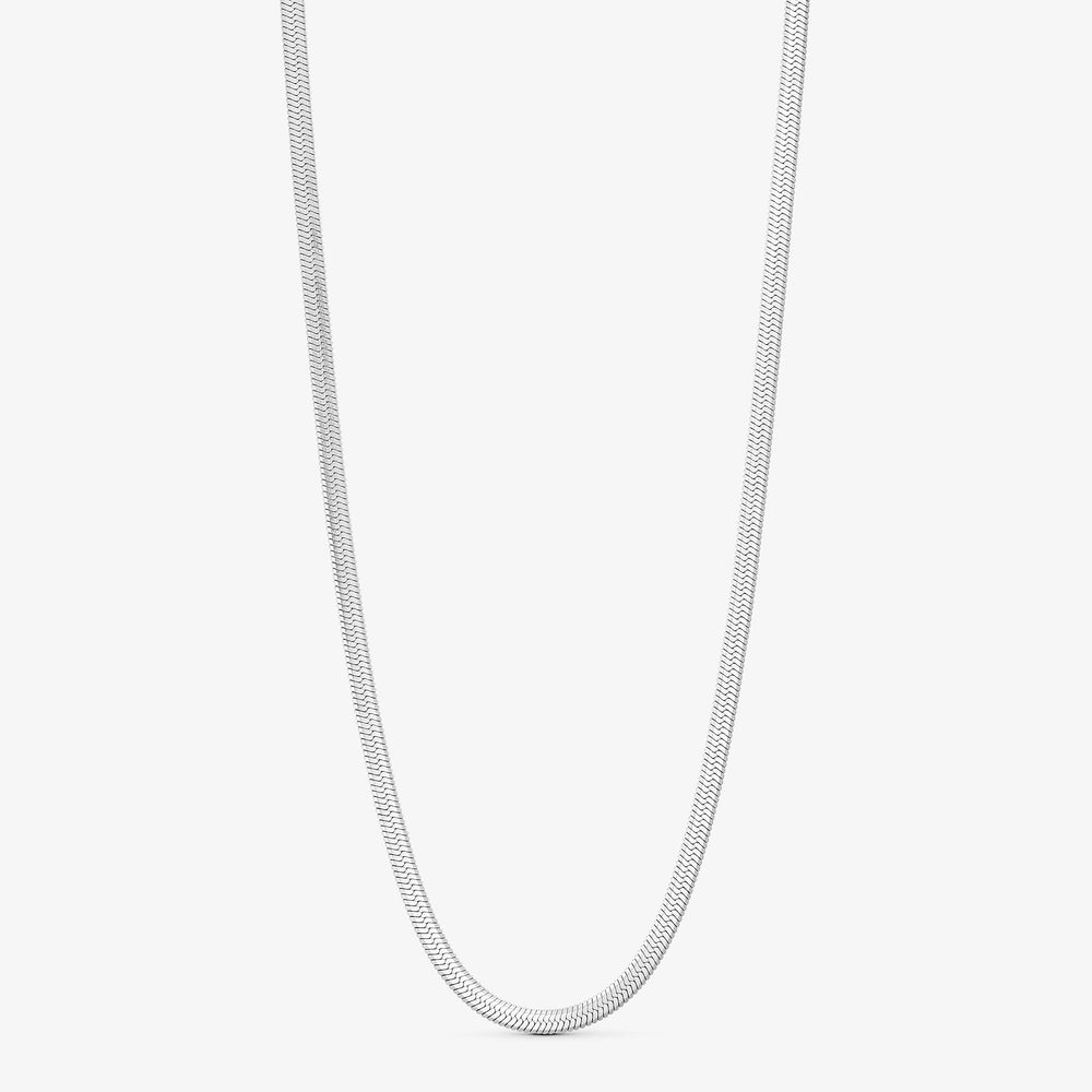 Wolff Jewelry Denmark Halskæde - Kleo Necklace 3 mm - Sølvfarvet &quot;PREORDER MAJ&quot; - 40+5 cm - Diversita - 
