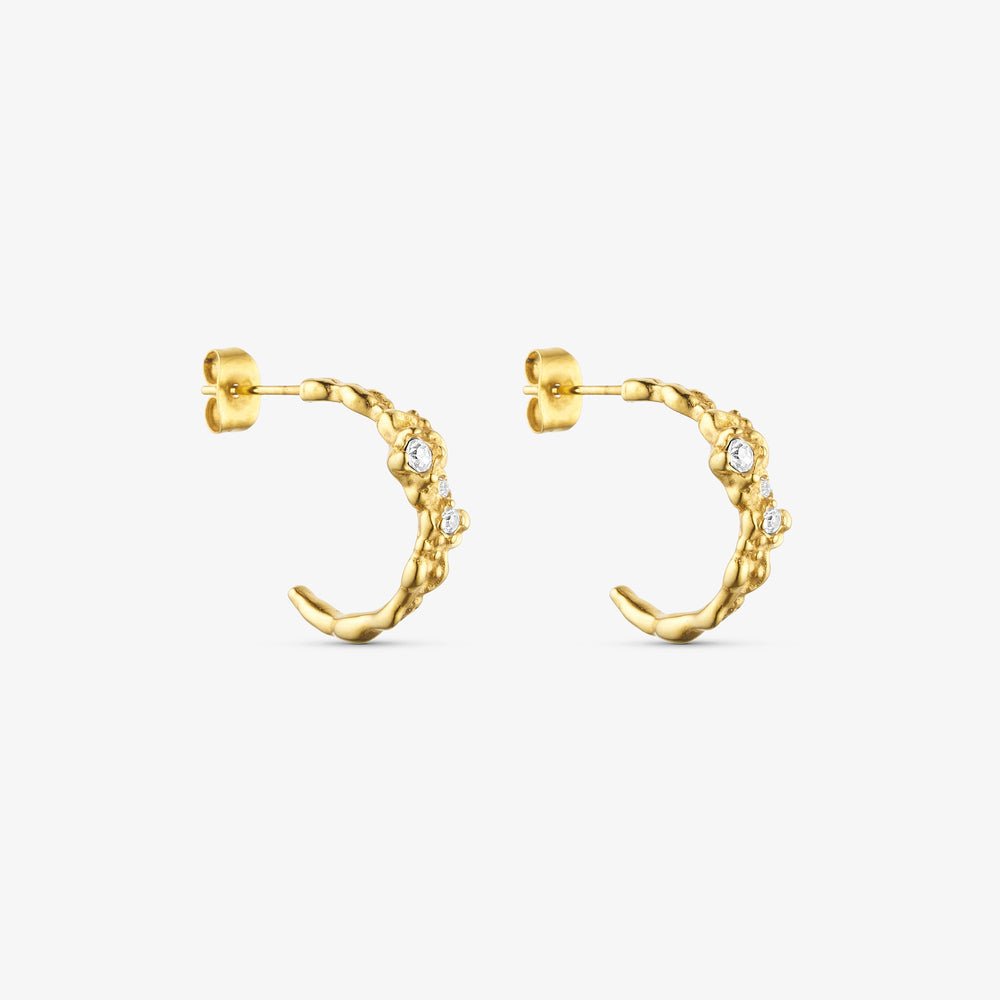 Wolff Jewelry Denmark Øreringe - Brace Earrings - 18 karat guldbelagt - Onesize - Diversita - 
