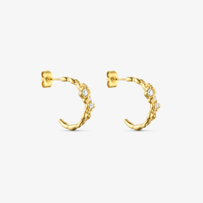 Wolff Jewelry Denmark Øreringe - Brace Earrings - 18 karat guldbelagt - Onesize - Diversita - 