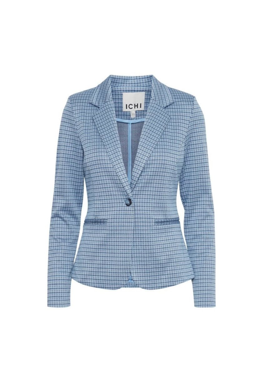 Ichi Blazer - Ihkate Cameleon Blazer Della Robbia Blue &quot;NYHED&quot; - XS - - Diversita - -