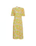 Ichi Kjole - Ixemenka Dress Goldfinch - 34 - - Diversita -