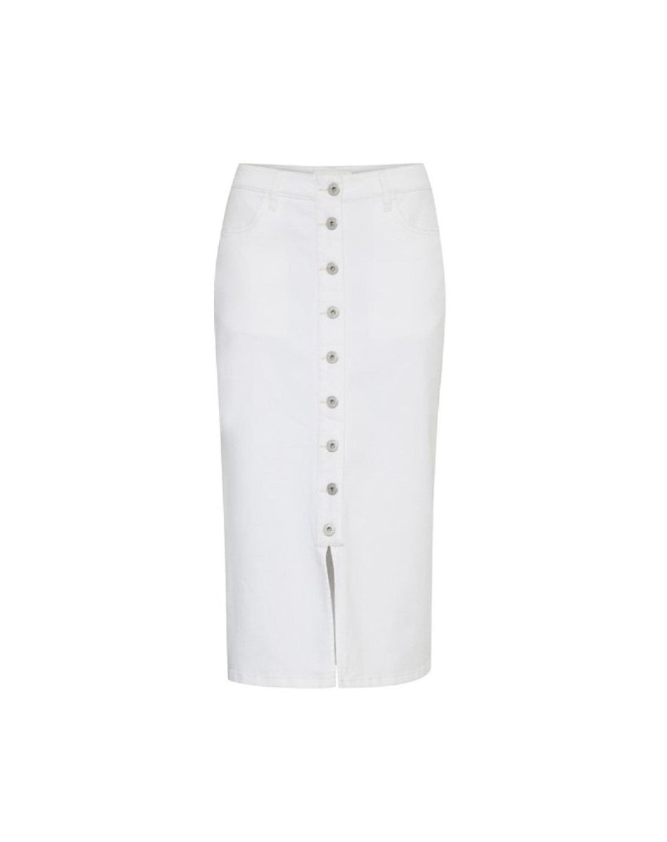 Ichi Nederdel - Ihziggi Skirt Blanc De Blanc &quot;NYHED&quot; - 34 - - Diversita -