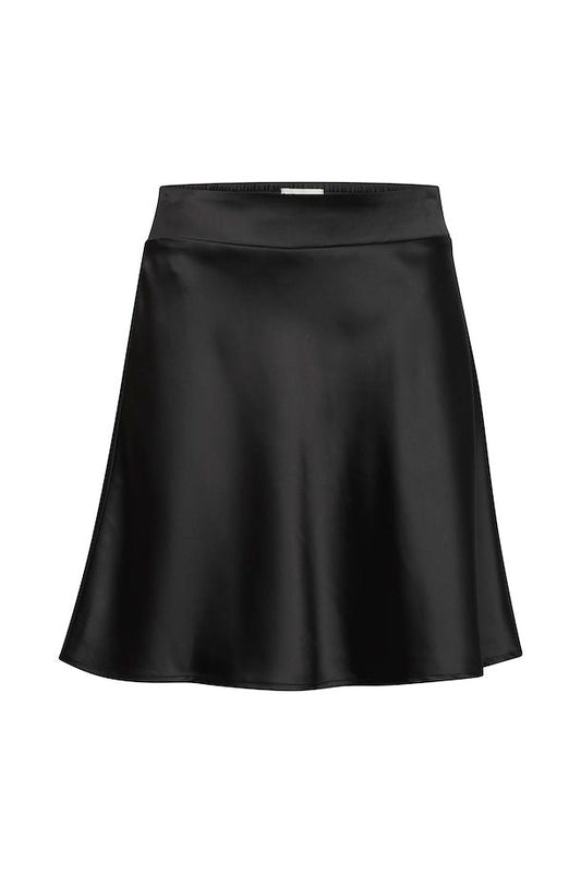 Ichi Nederdel - Ixfloopi Skirt Black - 34 - - Diversita -