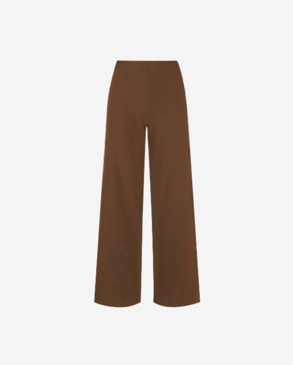 Liberte Essentiel Bukser - Henne Wide Pants Brown &quot;NYHED&quot; - XS - - Diversita - 5707085526061