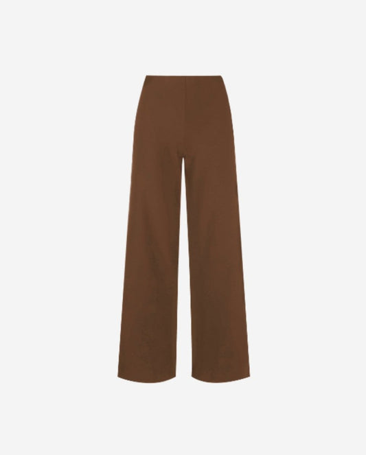 Liberte Essentiel Bukser - Henne Wide Pants Brown "NYHED" - XS - - Diversita - 5707085526061