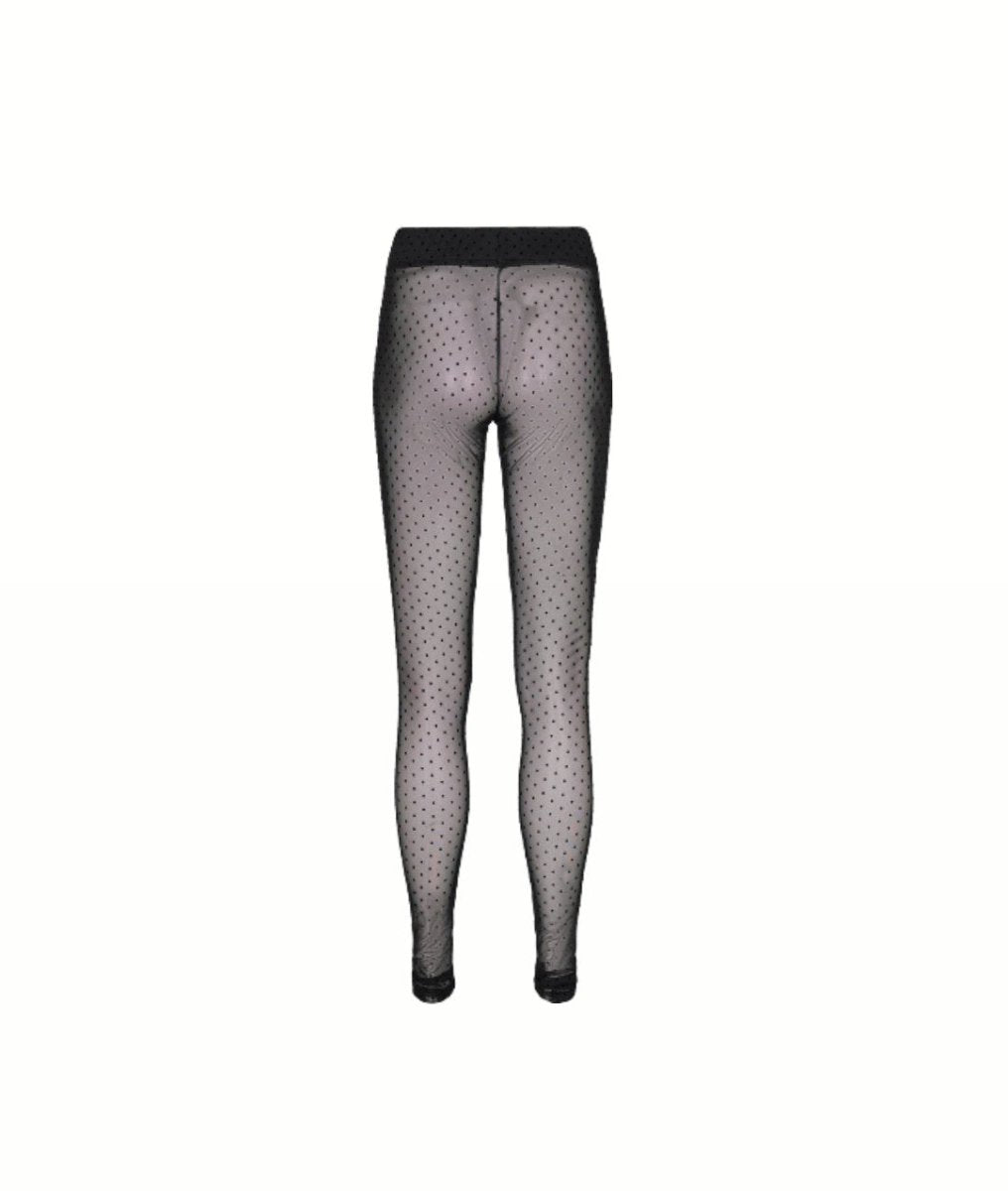 Liberte Essentiel LEGGINGS - Nilla Dot Leggins Black - XS - - Diversita -