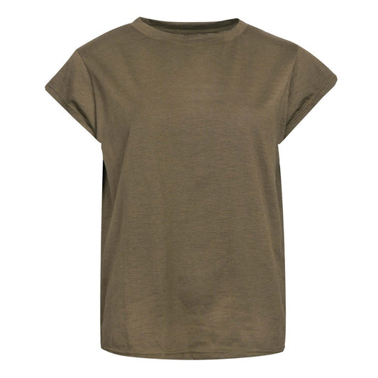 Liberte Essentiel T-shirt - Ulla Dark Army T-Shirt - Army Grøn - XS - - Diversita - 5707085495268