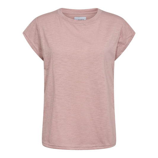Liberte Essentiel T-shirt - Ulla T-Shirt Dusty Rose - Sart Lyserød - XS - - Diversita -