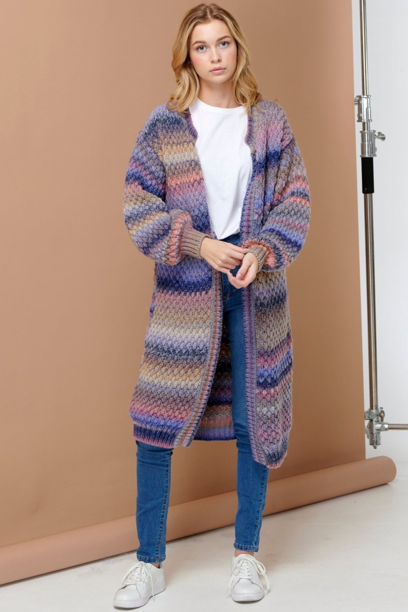 Noella Cardigan - Noella Gio Cardigan Rainbow Mix - XS/S - - Diversita -