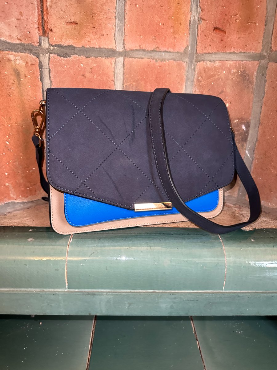 Noella Håndtaske - Blanca Multi Compartment bag Taske - Navy/Sand/Blue &quot;BESTSELLER&quot; - Onesize - - Diversita - 5714694642198