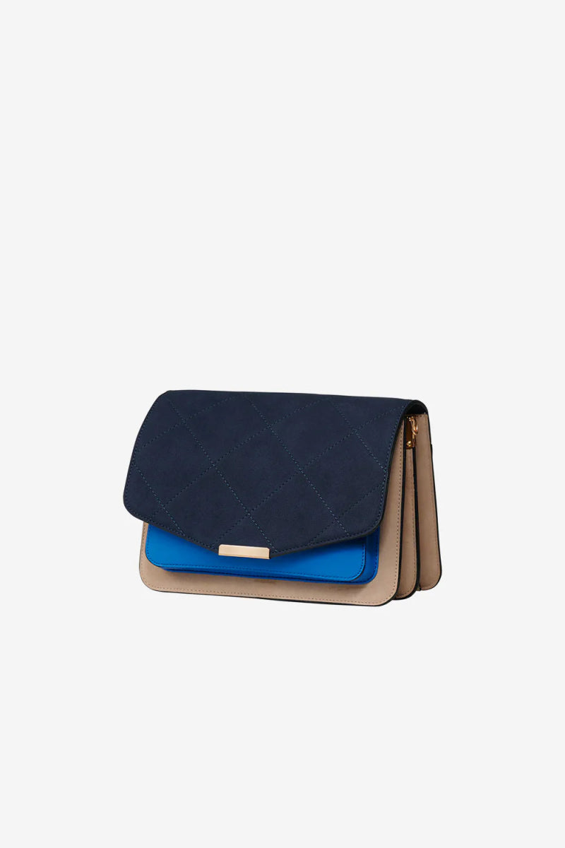 Noella Håndtaske - Blanca Multi Compartment bag Taske - Navy/Sand/Blue - Onesize - - Diversita - 5714694642198