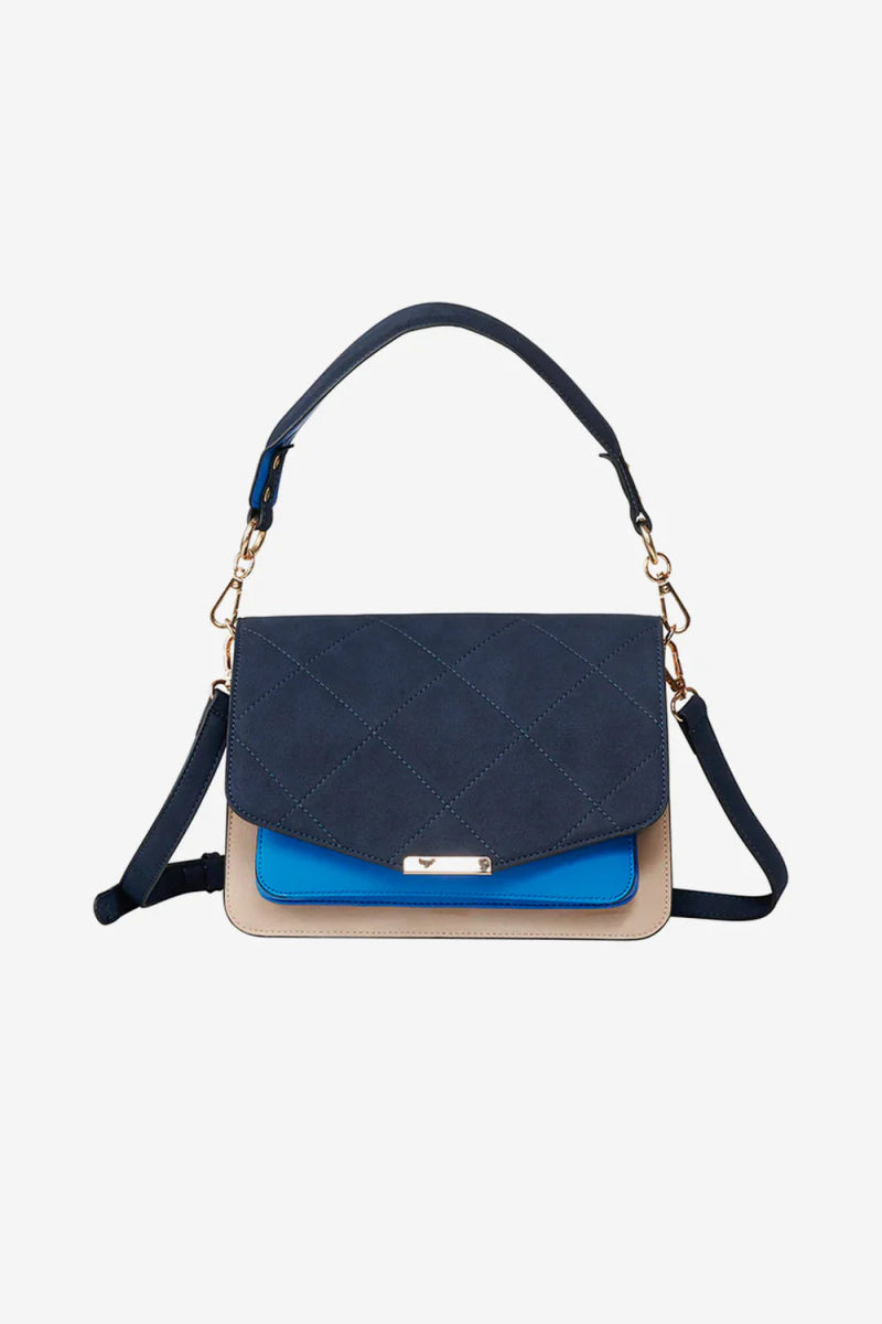 Noella Håndtaske - Blanca Multi Compartment bag Taske - Navy/Sand/Blue - Onesize - - Diversita - 5714694642198