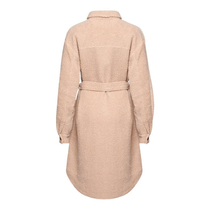 Noella Jakke - Noella Emily Pile Coat - Camel - XS - - Diversita -