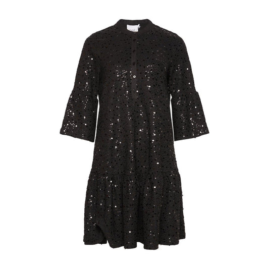 Noella Kjole - Noella Verona Short Dress Black - "NYHED" (forudbestillingsvare) - XS - - Diversita -