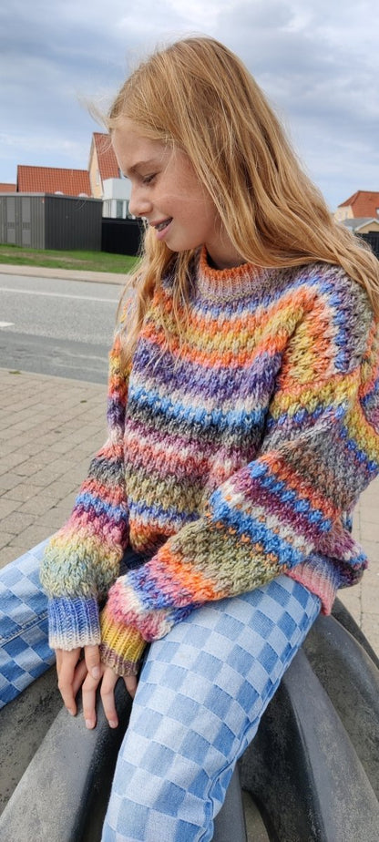 Noella Sweater - Gio Sweater Striktrøje - Flerfarvet - XS/S - - Diversita - 5714694646974